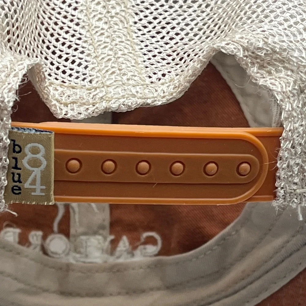 Gaylord Opryland Embroidered Logo Trucker Hat - Peachy Rust & Cream